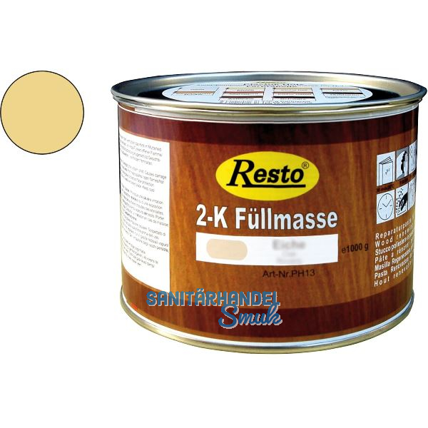 RESTO 2K F�llmasse 1kg Eiche mittel