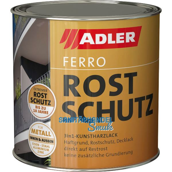 Adler Ferro Rostschutz Silbergrau 375ml