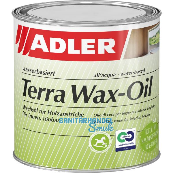 ADLER Holz�l Terra Wax - Oil / Mont Blanc 750ml