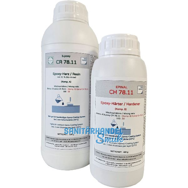 SET | BTO Bio-Epoxy 78.11 / 800g + 400g / Schichtst�rke max. 5 mm