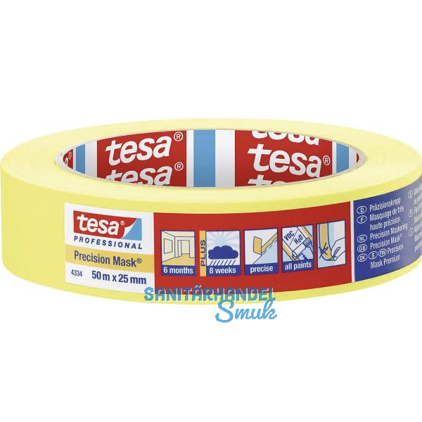 TESA Pr�zisionskrepp Plus 4334 19mm x 50 Meter