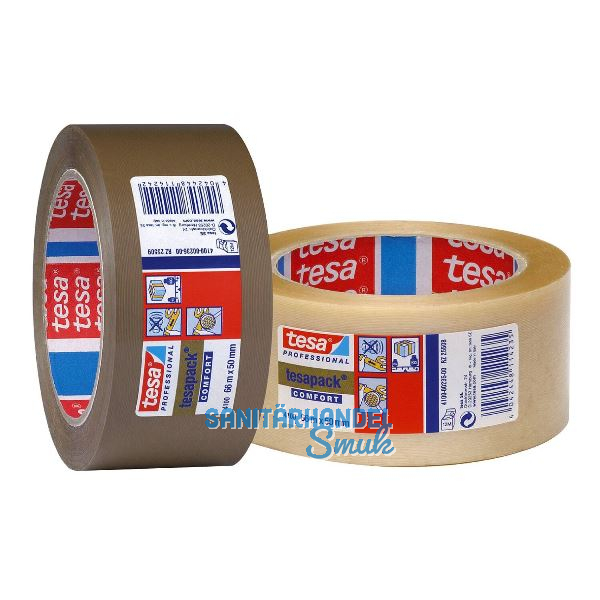 TESA Comfort PVC 4100 50mm x 66m braun