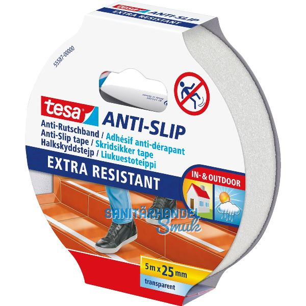 TESA Anti-Rutschband 55587 25mm/ 5m transparent