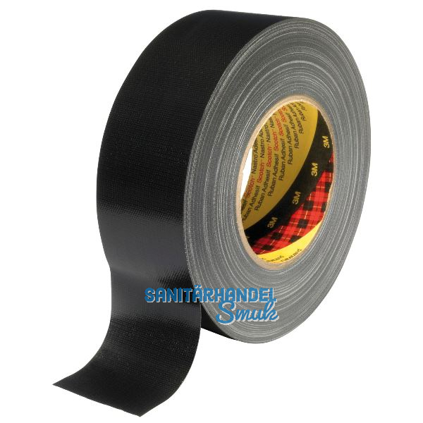 3M Gewebeband 389, 25mm x 50m, schwarz