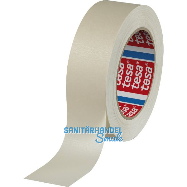 TESA Flachkreppklebeband 4316 beige, 30mm x 50 Meter, bis 100 �C