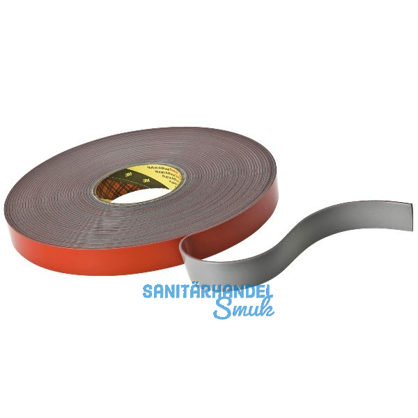3M doppelseitiges Klebeband VHB 4991 F, 2,3mm x 19mm x 16,5m, grau