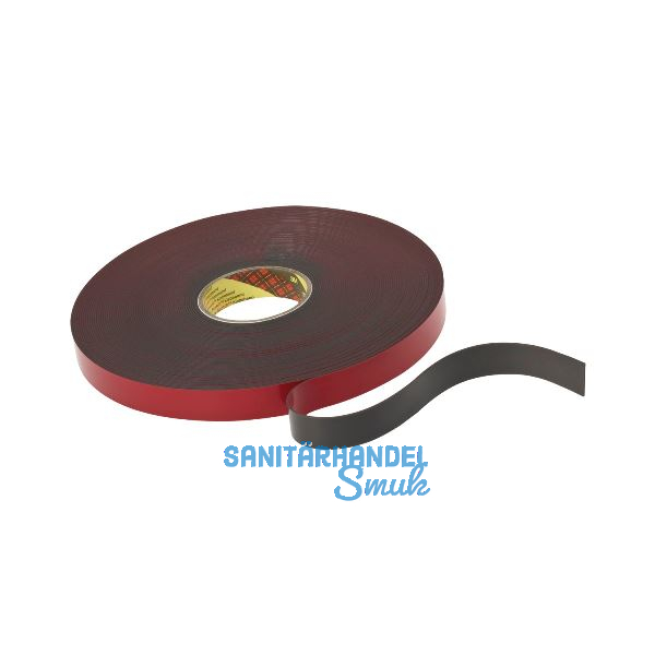 3M doppelseitiges Klebeband VHB 5952F, 1,1mm x 19mm x 33m schwarz