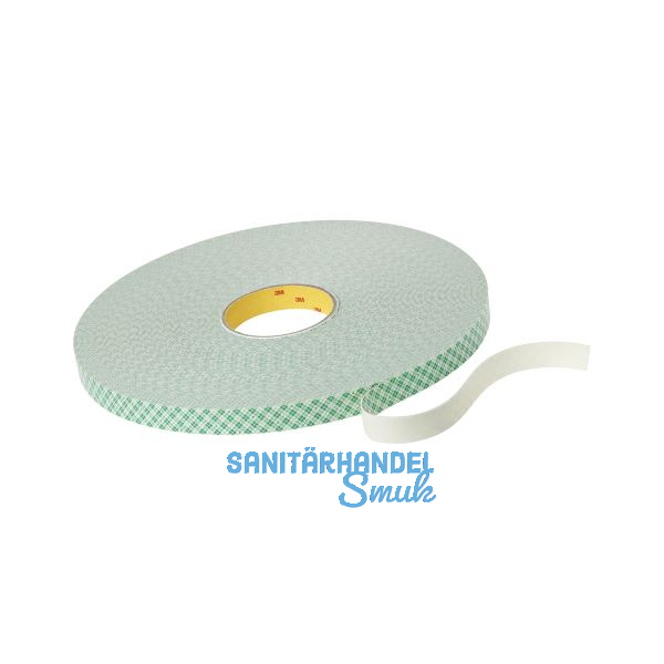 3M 4032 Spiegelklebeband Scotch Mount 0,8mm x 19mm x 66m wei�