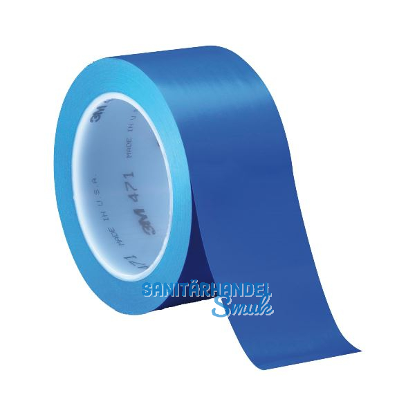 3M Weich-PVC-Klebeband 471 0,12mm x 50mm x 33m blau
