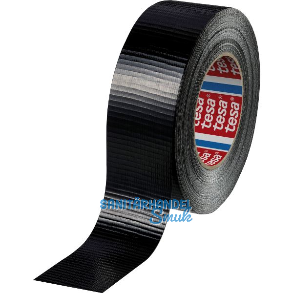 TESA Gewebeband PRO 66462 schwarz 50mm x 50 Meter