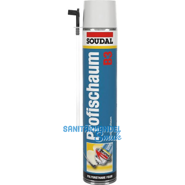 SOUDAL Profi-Montageschaum B3 750ml, - 38L Ausbeute