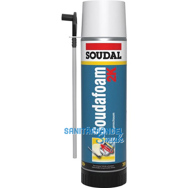 SOUDAL 2K Profi Montageschaum Soudafoam B2 400ml mit PDR, - 10L Ausbeute
