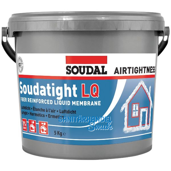 SOUDAL Soudatight LQ blau/schwarz 4,5kg Eimer
