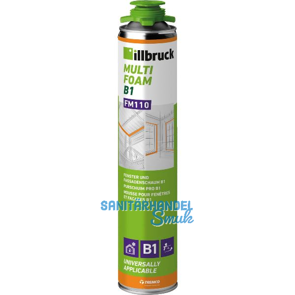 Illbruck FM110 1K - Pistolenschaum 750ml B1 (schwer entflammbar)