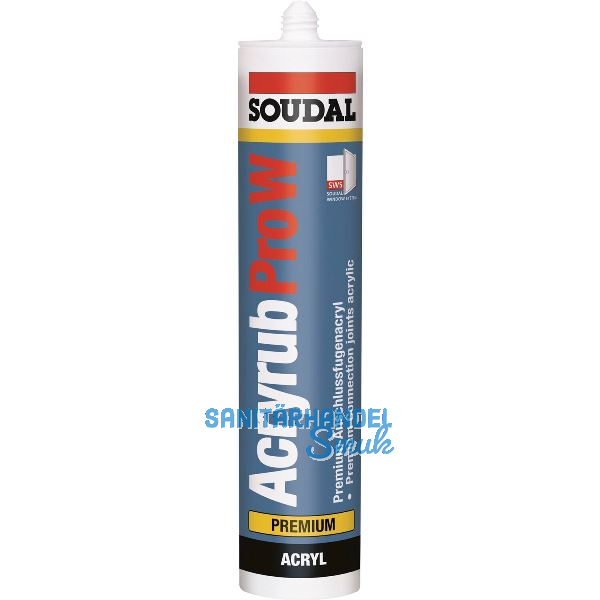 SOUDAL Bauanschlussfugenacryl Acryrub PRO W wei� - 15% 310ml