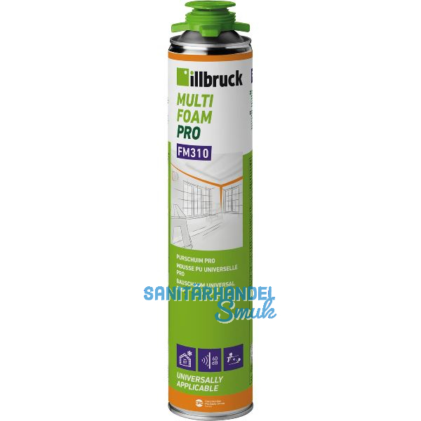 Illbruck FM310 1K-Pistolenschaum Basic All Season B3 750ml, - 46L Ausbeute