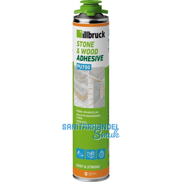 Illbruck Stein & Holzkleber PU700, creme 750 ml