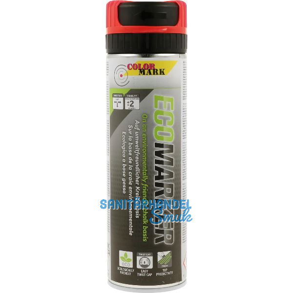 ColorMark Kreidespray - Ecomarker 500ml rot