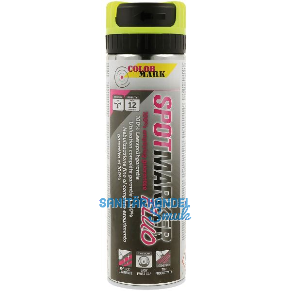 ColorMark Markierungsspray - Spotmarker 500 ml, leuchtgelb