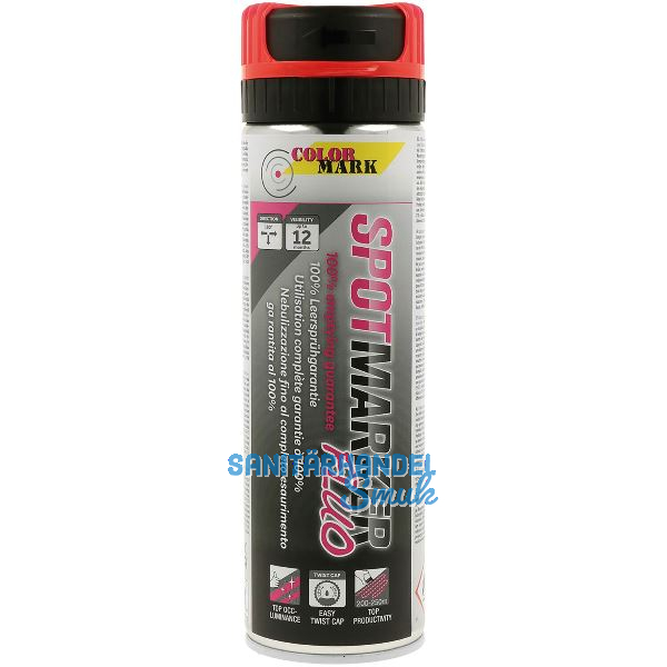 ColorMark Markierungsspray - Spotmarker 500 ml, leuchtrot