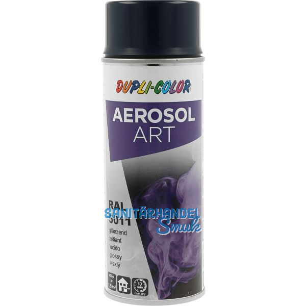 Dupli-Color Lackspray Aerosol Art 400ml stahlblau gl�nzend / RAL 5011