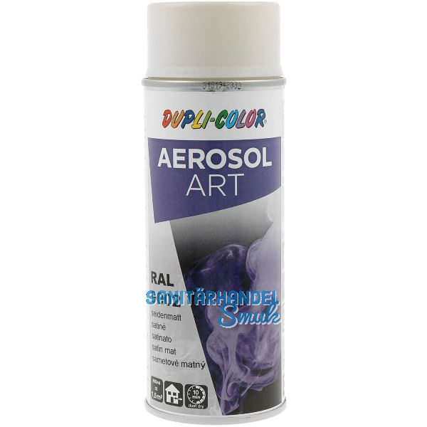 Dupli-Color Lackspray Aerosol Art 400ml grauwei� matt / RAL 9002