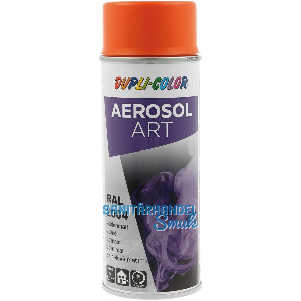 Dupli-Color Lackspray Aerosol Art 400ml reinorange seidenmatt / RAL 2004