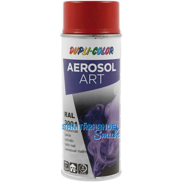 Dupli-Color Lackspray Aerosol Art 400ml signalrot seidenmatt / RAL 3001