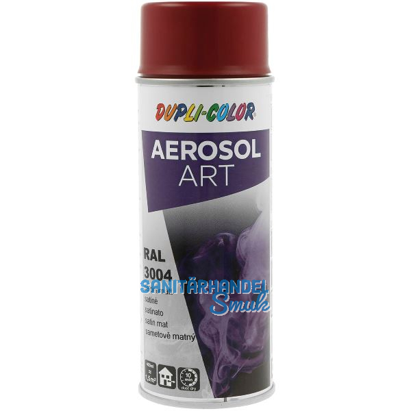 Dupli-Color Lackspray Aerosol Art 400ml purpurrot seidenmatt / RAL 3004
