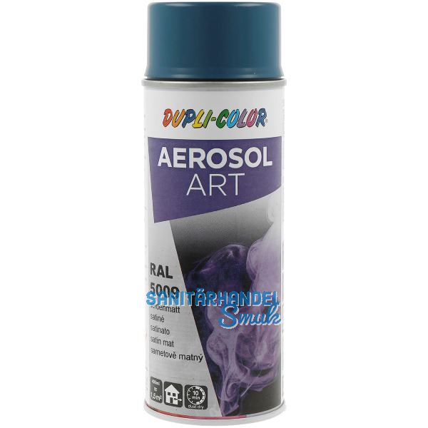Dupli-Color Lackspray Aerosol Art 400ml azurblau seidenmatt / RAL 5009