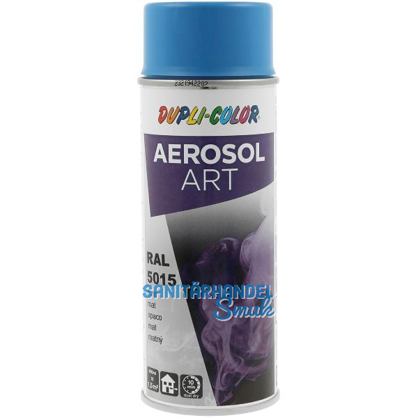 Dupli-Color Lackspray Aerosol Art 400ml himmelblau matt / RAL 5015