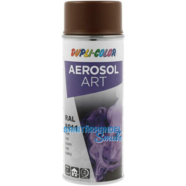 Dupli-Color Lackspray Aerosol Art 400ml nussbraun matt / RAL 8011