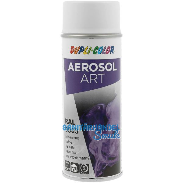 Dupli-Color Lackspray Aerosol Art 400ml signalwei� seidenmatt / RAL 9003