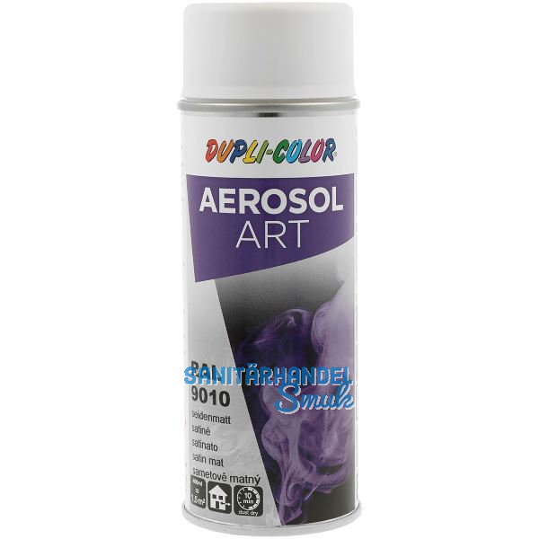 Dupli-Color Lackspray Aerosol Art 400ml reinwei� seidenmatt / RAL 9010