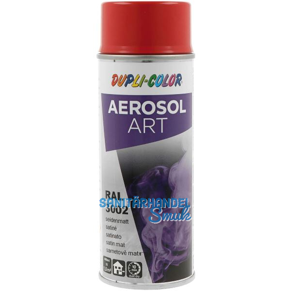 Dupli-Color Lackspray Aerosol Art 400ml karminrot seidenmatt / RAL 3002