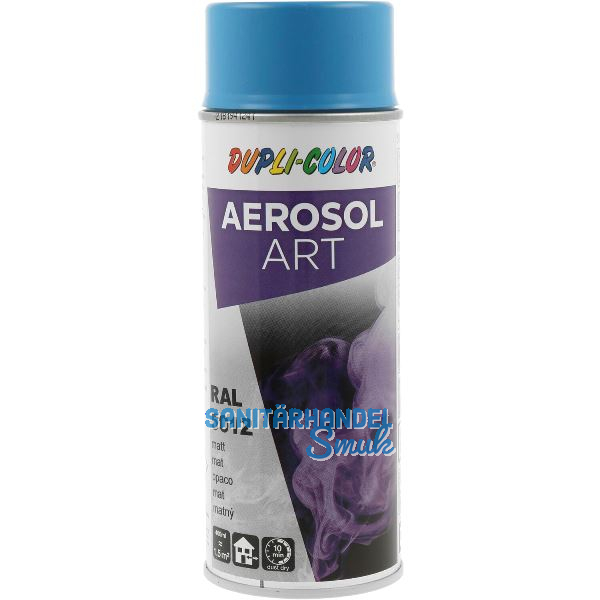 Dupli-Color Lackspray Aerosol Art 400ml lichtblau matt / RAL 5012
