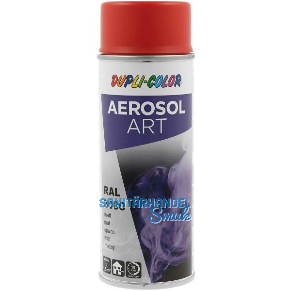 Dupli-Color Lackspray Aerosol Art 400ml feuerrot matt / RAL 3000
