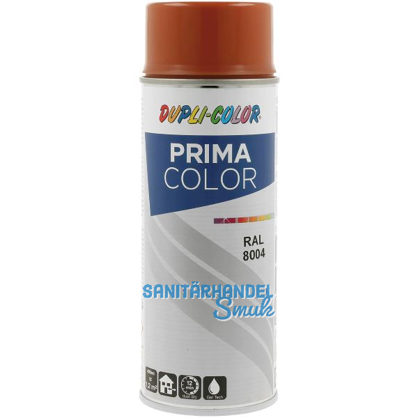 Dupli-Color Lackspray Prima 400ml, kupferbraun gl�nzend / RAL 8004