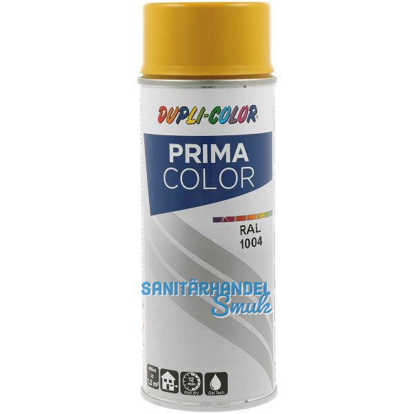 Dupli-Color Lackspray Prima 400ml, goldgelb gl�nzend / RAL 1004