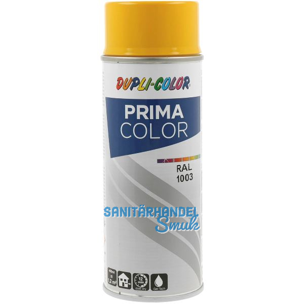 Dupli-Color Lackspray Prima 400ml, signalgelb gl�nzend / RAL 1003