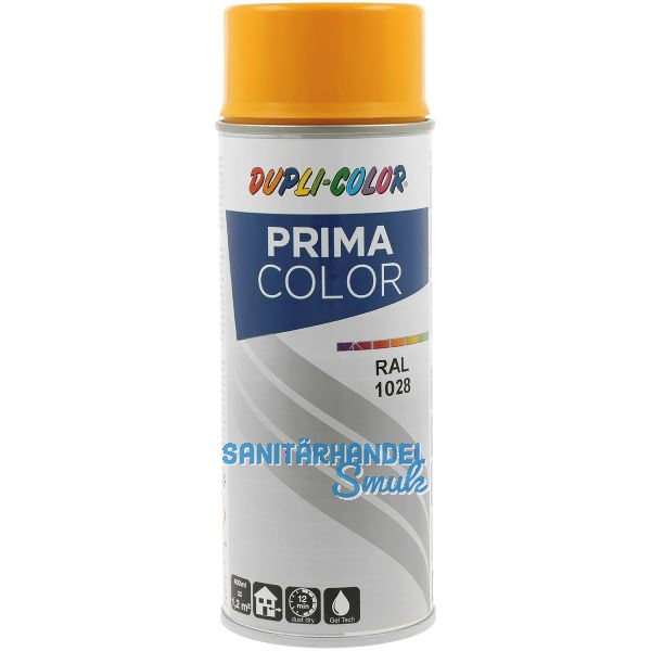 Dupli-Color Lackspray Prima 400ml, melonengelb gl�nzend / RAL 1028