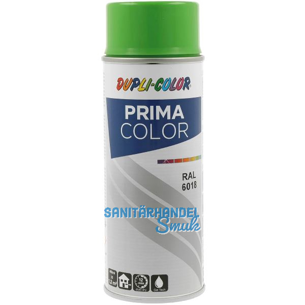 Dupli-Color Lackspray Prima 400ml, gelbgr�n gl�nzend / RAL 6018