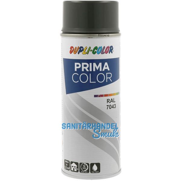 Dupli-Color Lackspray Prima 400ml, verkehrsgrau B gl�nzend / RAL 7043