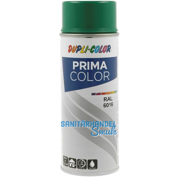 Dupli-Color Lackspray Prima 400ml, t�rkisgr�n gl�nzend / RAL 6016