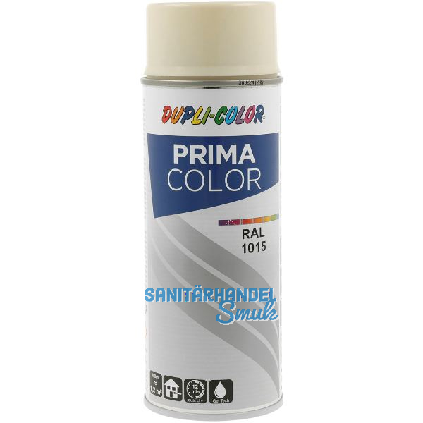 Dupli-Color Lackspray Prima 400ml, hellelfenbein gl�nzend / RAL 1015
