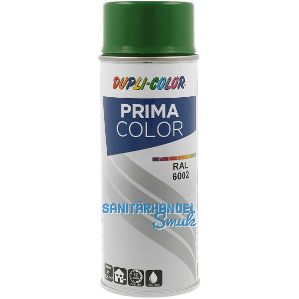 Dupli-Color Lackspray Prima 400ml, laubgr�n gl�nzend / RAL 6002