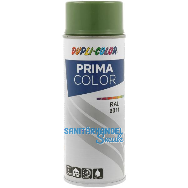 Dupli-Color Lackspray Prima 400ml, resedagr�n gl�nzend / RAL 6011