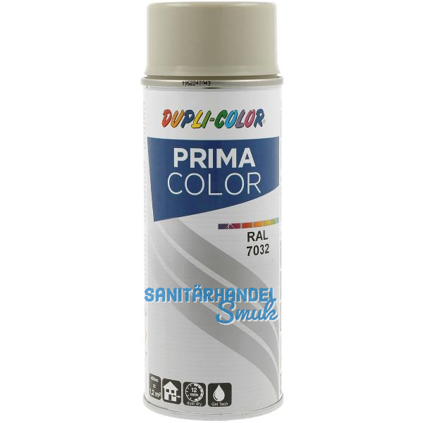 Dupli-Color Lackspray Prima 400ml, kieselgrau gl�nzend / RAL 7032