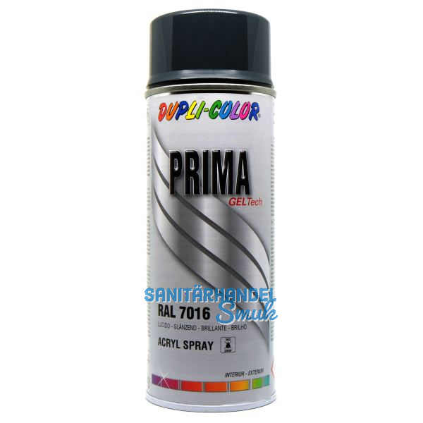 Dupli-Color Lackspray Prima 400ml, anthrazitgrau gl�nzend / RAL 7016