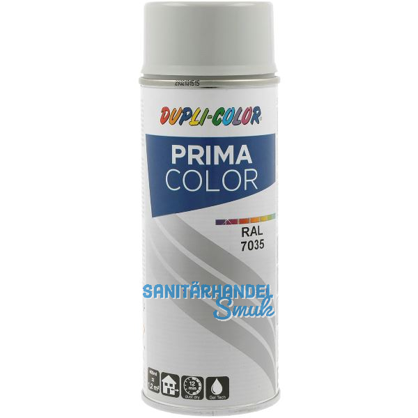 Dupli-Color Lackspray Prima 400ml, lichtgrau gl�nzend / RAL 7035